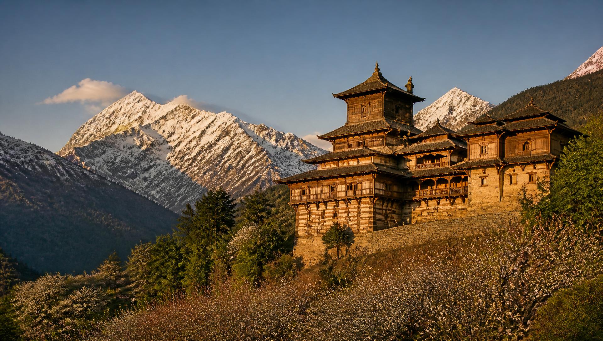 Naggar Castle (1460, kath-kuni)
